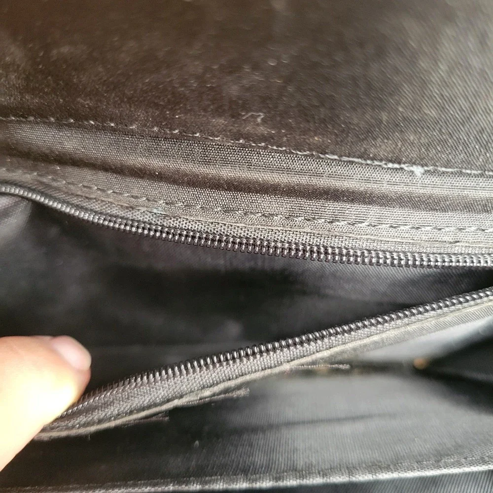 Beverly Hills Polo Club Wallet Womens Black Croc Embossed Trifold‎ Organizer Y2K